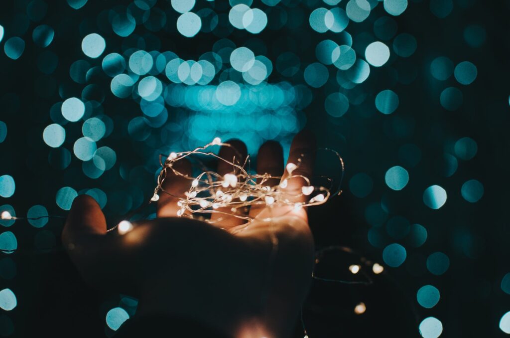 white string light
Transfer Your Nursery into a Fairytale