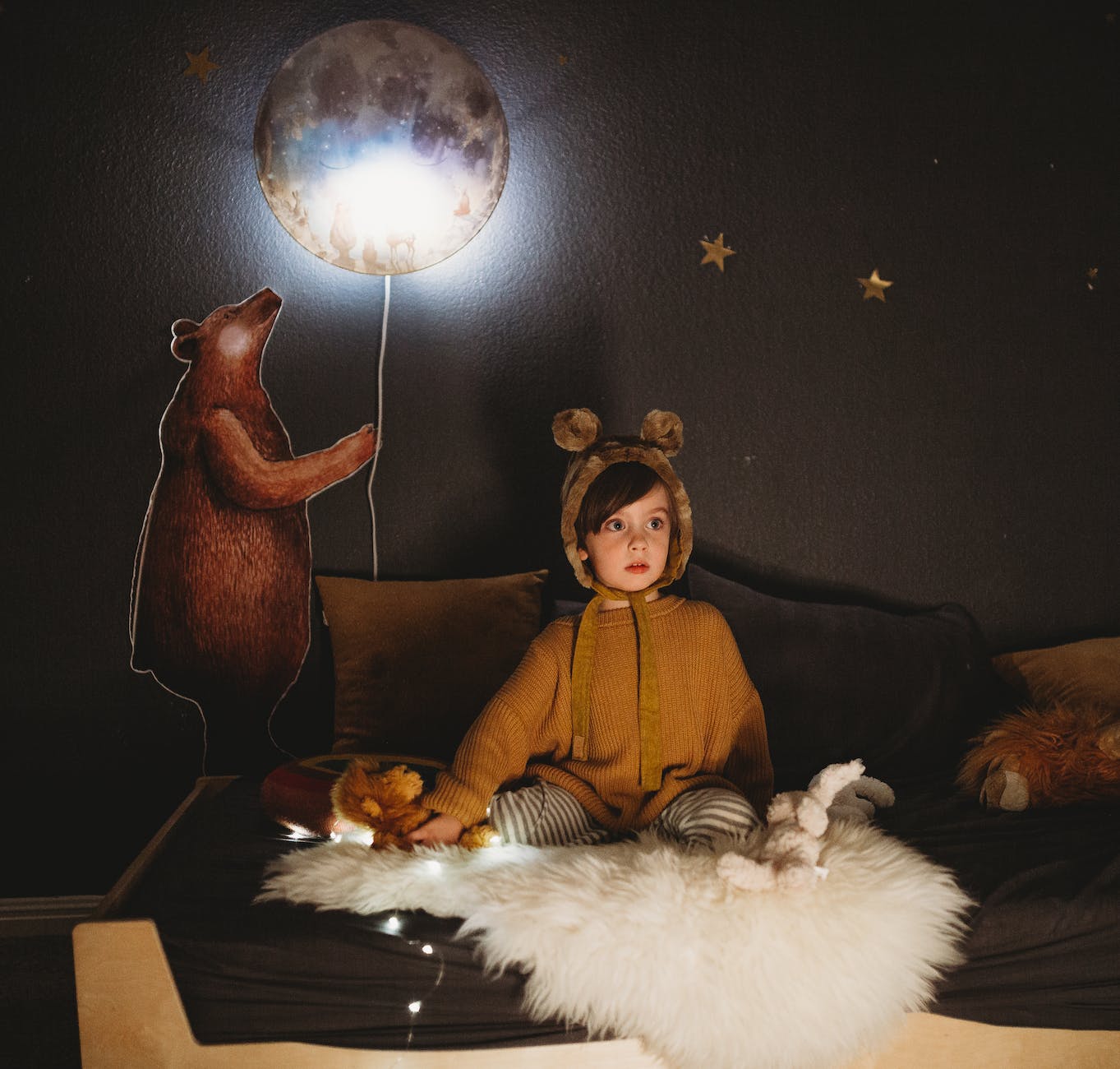 child getting ready for bed