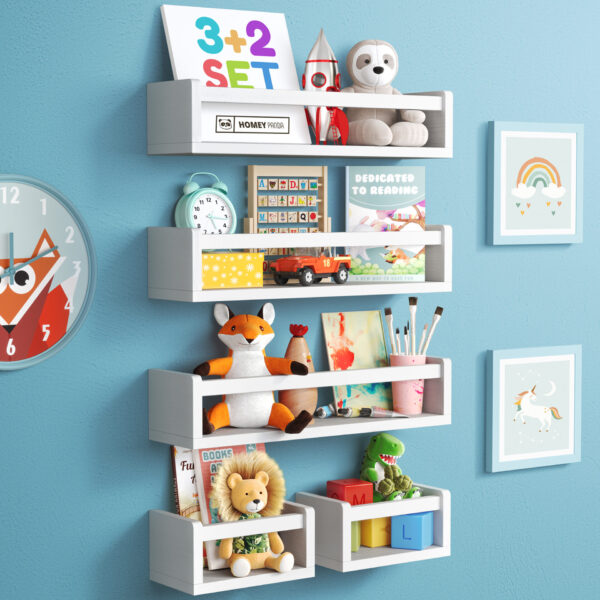 DIY nursery Book shelves